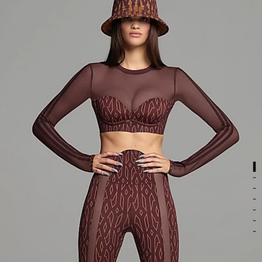 BNWT Adidas x Ivy Park Monogram Crop Top